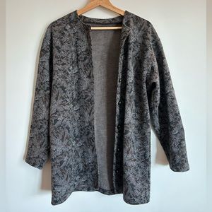 Vintage lapel-less blazer